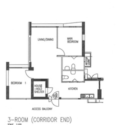 Blk 366 Clementi Avenue 2 (Clementi), HDB 3 Rooms #200747402